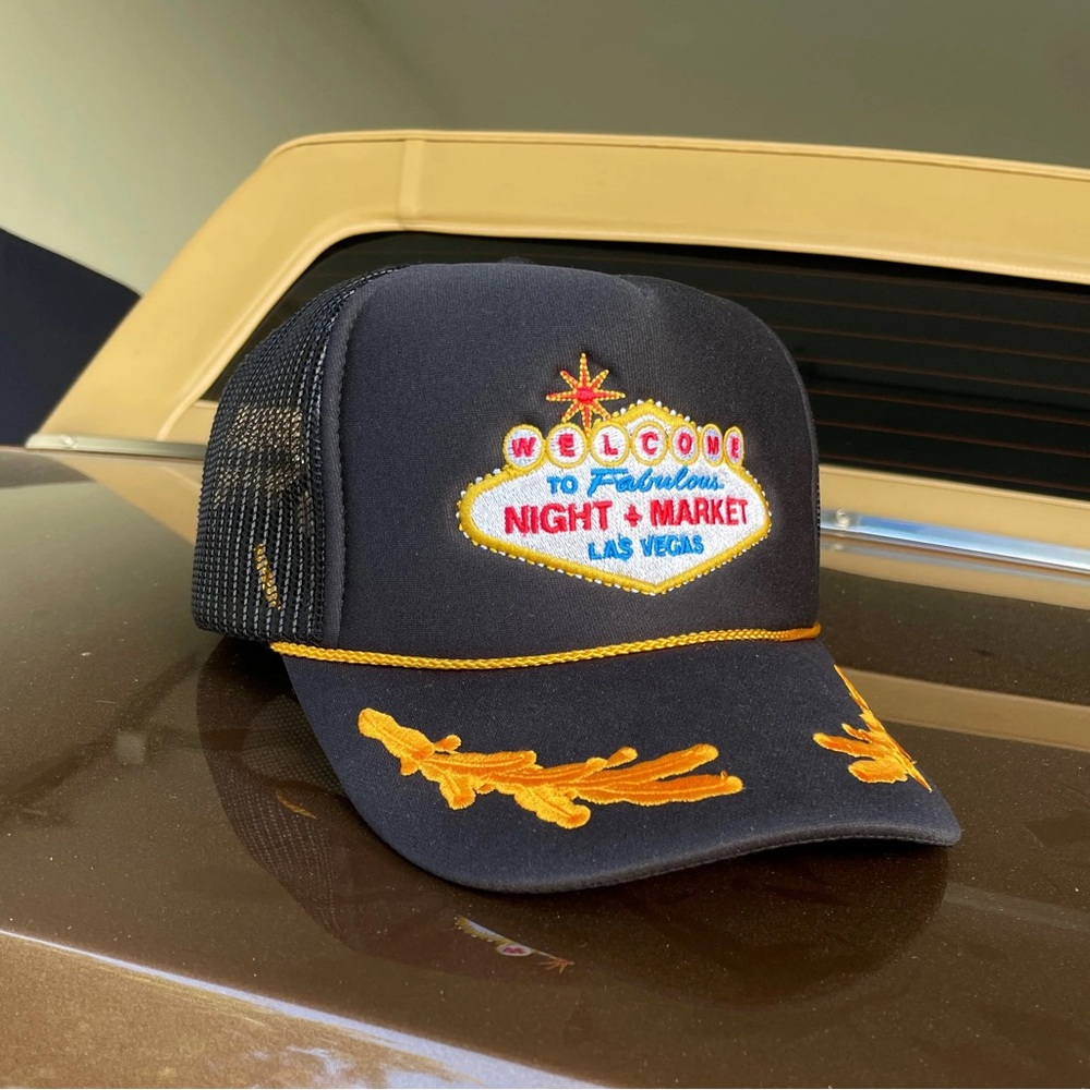 Las Vegas Night + Market Trucker Hat